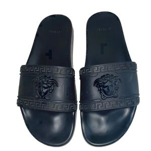 🔥🔥VERSACE MÉDUSA POOL SLIDES SIZE 45 / US 12 / GOOD COND!